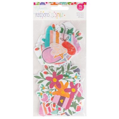 American Crafts Shimelle Laine Reasons To Smile - Ephemera Icons